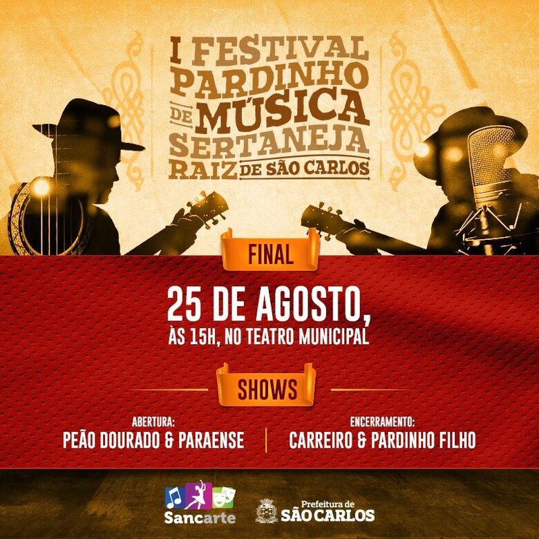 Domingo acontece a etapa final do Festival Pardinho -
