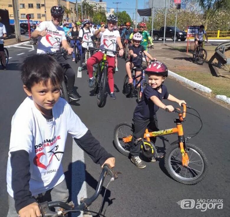 Pedalação rende duas cadeiras para Hemocentro de São Carlos - Crédito: Divulgação