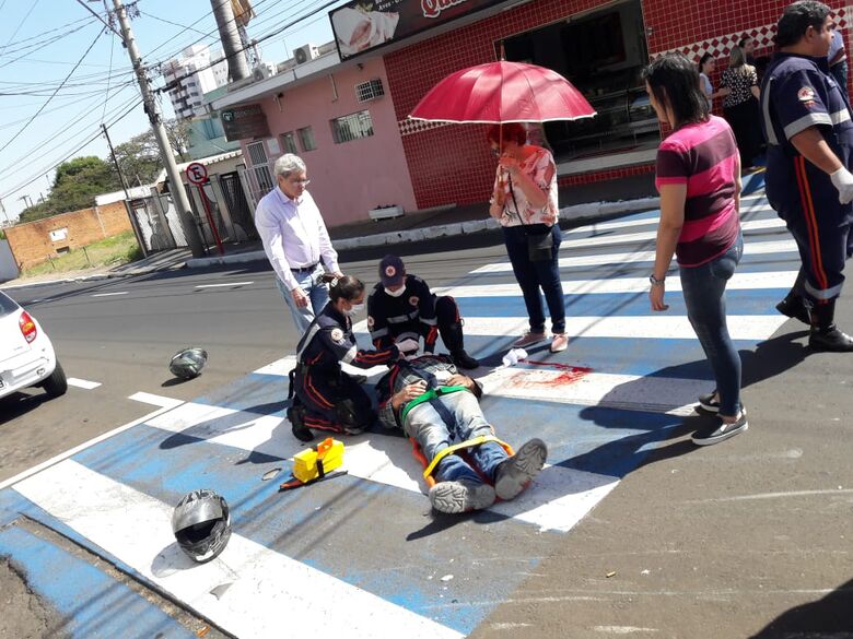 Colisão deixa uma pessoa ferida no Jardim Paraíso - Crédito: Maycon Maximino