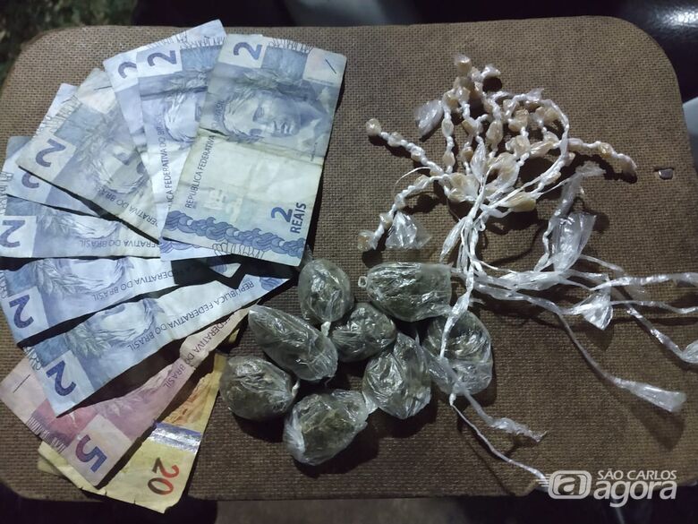 PM prende homem com crack, maconha e dinheiro no CDHU - Crédito: Luciano Lopes/São Carlos Agora