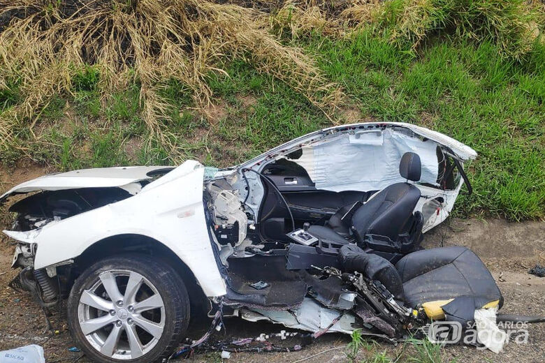 Acidente na rodovia Castelo Branco deixou quatro jovens mortos - Crédito: Divulgação