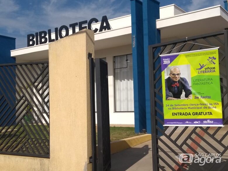 Viagem Literária traz bate-papo com escritor na Biblioteca Municipal de Ibaté - Crédito: Divulgação