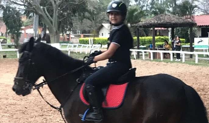 Destaque no Brasil, são-carlense tem primeira experiência no hipismo internacional - Crédito: Divulgação
