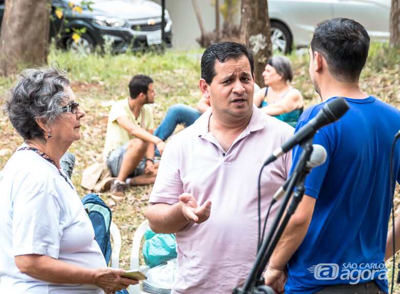Roselei participa de evento ambiental no Bosque Cambuí - Crédito: Divulgação
