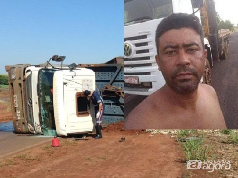 Motorista morre após caminhão de cana tombar em estrada na região - Crédito: Divulgação