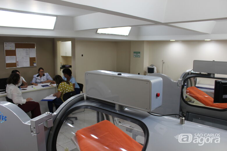 Santa Casa volta a receber pacientes para atendimento na Câmara Hiperbárica - Crédito: Divulgação