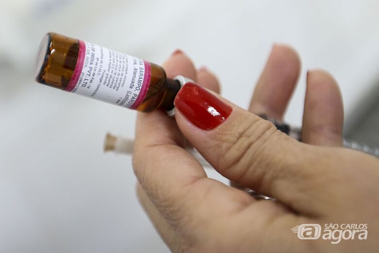 Bebês de até 1 ano devem tomar vacina contra sarampo - Crédito: Agência Brasil