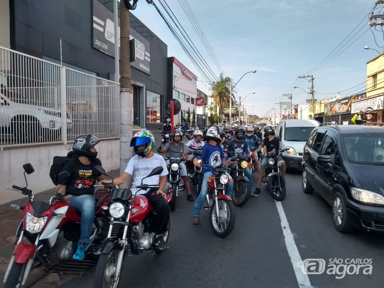 Motoboys de São Carlos e de Rio Claro se unem e ajudam família de motociclista que morreu em acidente - Crédito: Divulgação