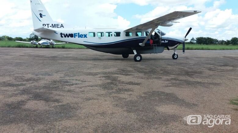 Cessna 208 Caravan, avião monomotor e turboélice com capacidade para nove passageiros será usado nos voos - Crédito: Divulgação