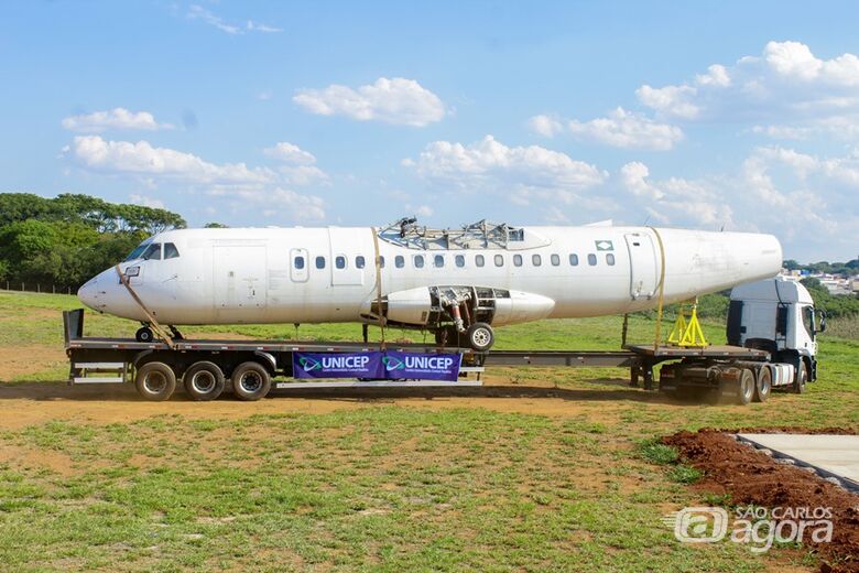 ATR-42 é a novidade do curso de Manutenção de Aeronaves da UNICEP - Crédito: Divulgação