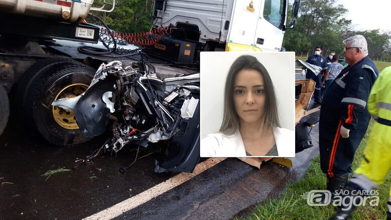 Médica que morreu em acidente na SP-318 trabalhava no AME em São Carlos - Crédito: São Carlos Agora