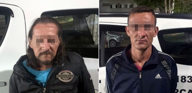 Dois procurados pela Justiça são detidos pela PM - Crédito: Divulgação/PM