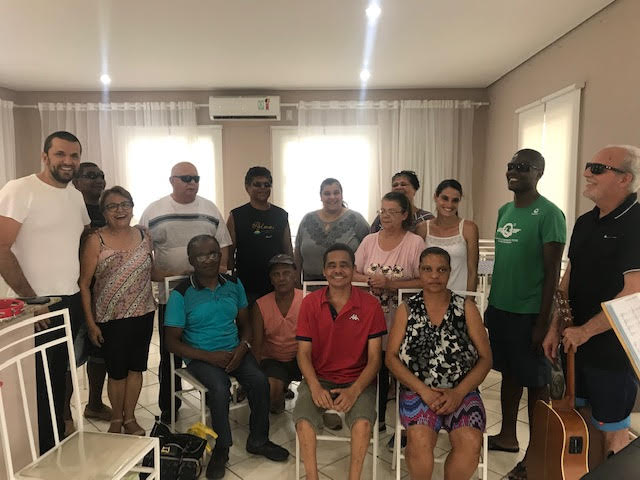 Coral “Além do Olhar” agradece emenda do vereador Rodson para aquisição de instrumentos - Crédito: Divulgação
