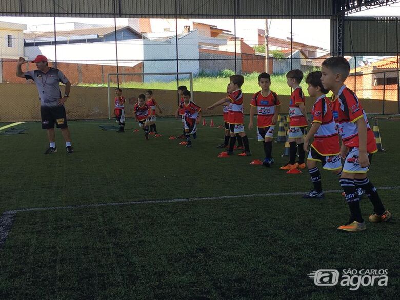 Atletas do baby foot treinam de olho no interno da Mult Sport - Crédito: Divulgação