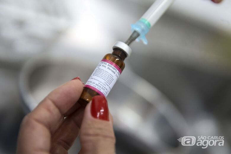 Vacinação contra o sarampo terá o ‘Dia D’ no próximo sábado (19) em todo o Estado de São Paulo - Crédito: Agência Brasil