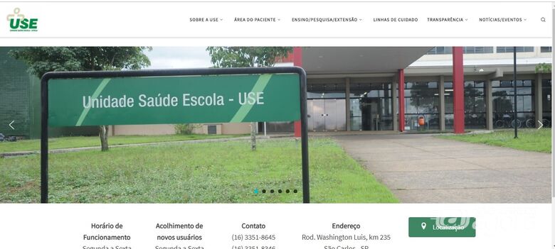 Unidade Saúde Escola lança site atualizado com informações sobre serviços prestados à comunidade - Crédito: Divulgação