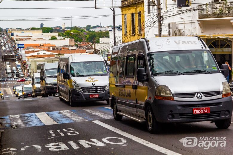 Por projeto original, motoristas de vans escolares pressionarão vereadores na Câmara - Crédito: Marco Lúcio