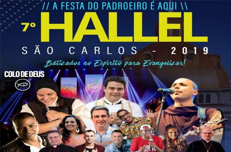 7º Hallel e Festa do Padroeiro São Carlos acontece em novembro -