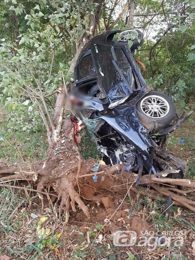 Jovem perde a vida após colidir contra árvore em Matão -