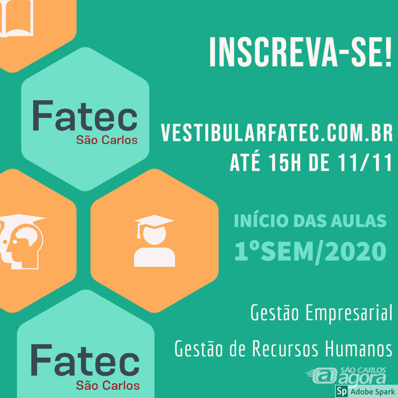 Fatec São Carlos abre inscrições para vestibular - Crédito: Divulgação