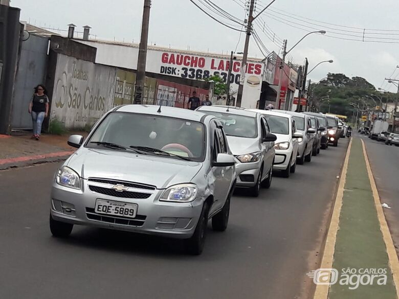 Motoristas de aplicativos promovem novo ‘buzinaço’ em São Carlos - 