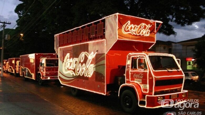 Definida data da passagem da caravana iluminada da Coca-Cola em São Carlos - Crédito: Arquivo/SCA