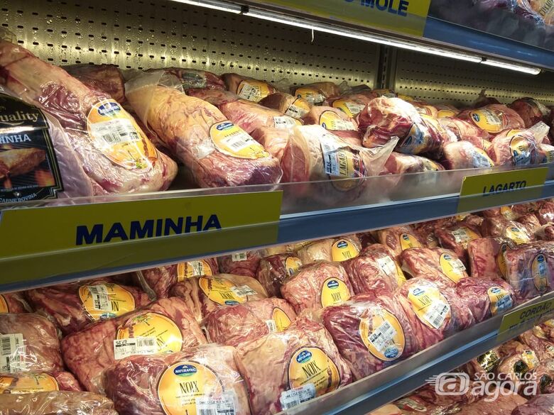 As carnes vermelhas estão apresentando elevações nos preços nas últimas três semanas - Crédito: São Carlos Agora