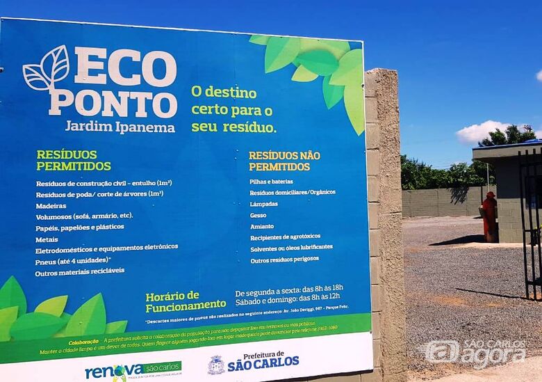 Ecoponto do Ipanema foi reformado e já está em funcionamento - 