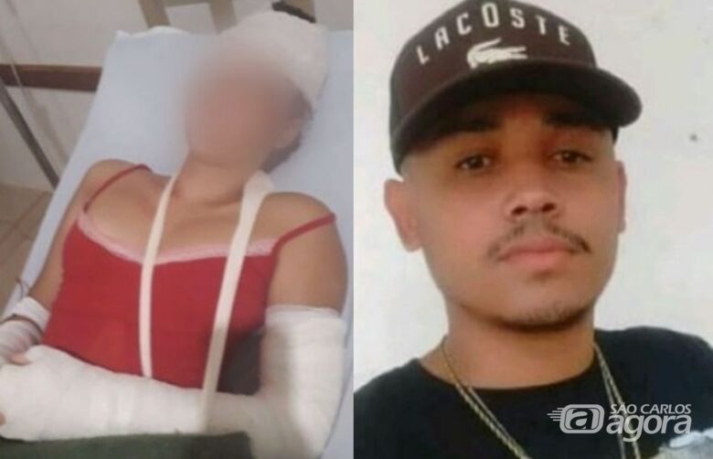 Polícia procura jovem que espancou ex-namorada de 15 anos com barra de ferro - Crédito: Divulgação
