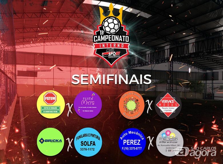 Jogos definem finalistas no torneio interno da Mult Sport - Crédito: Divulgação