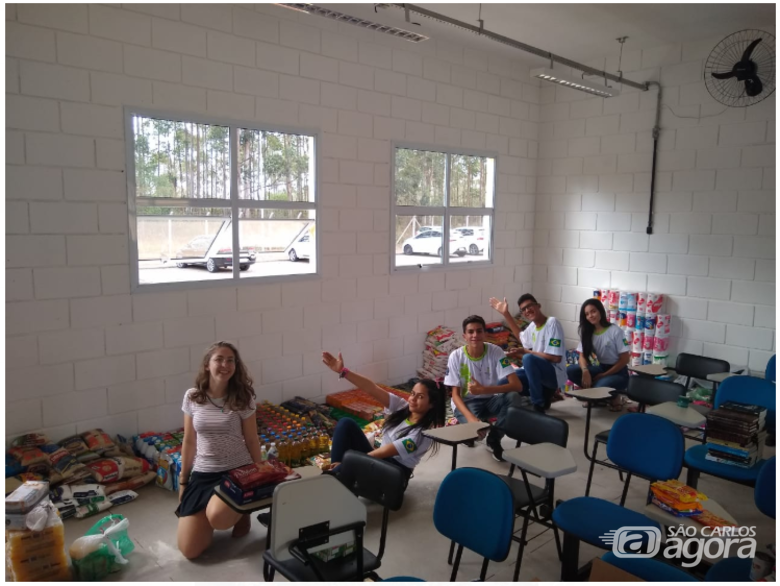 Gincana de alunos do IFSP beneficia entidades filantrópicas de São Carlos - Crédito: Divulgação