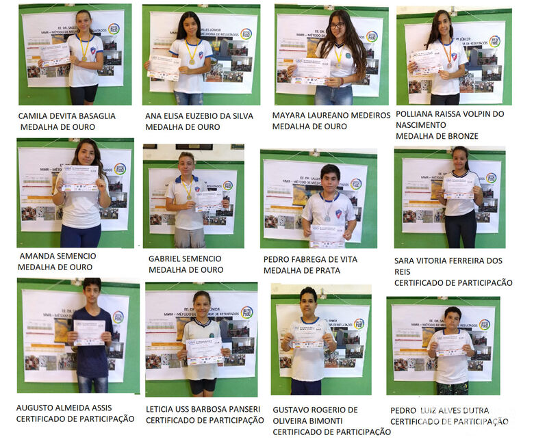 Escolas de São Carlos conquistam 31 medalhas na Olimpíada Brasileira de Astronomia e Astronáutica (OBA 2019) - Crédito: Divulgação