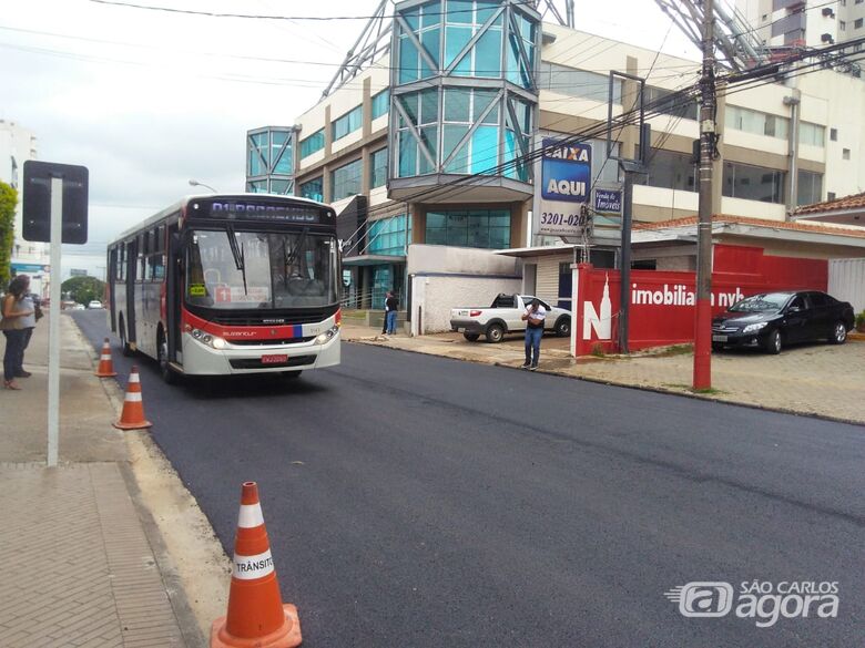 Liberado trecho da rua Dona Alexandrina para o trânsito de veículos - Crédito: Divulgação