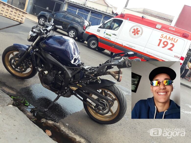 Jovem de 20 anos perde a vida em acidente de moto na avenida Sallum - Crédito: Maycon Maximino