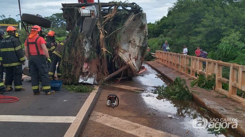 Acidente em Rodovia Paulista envolvendo moto e ônibus causa a morte de cinco pessoas - Crédito: Grupo Rio Claro SP