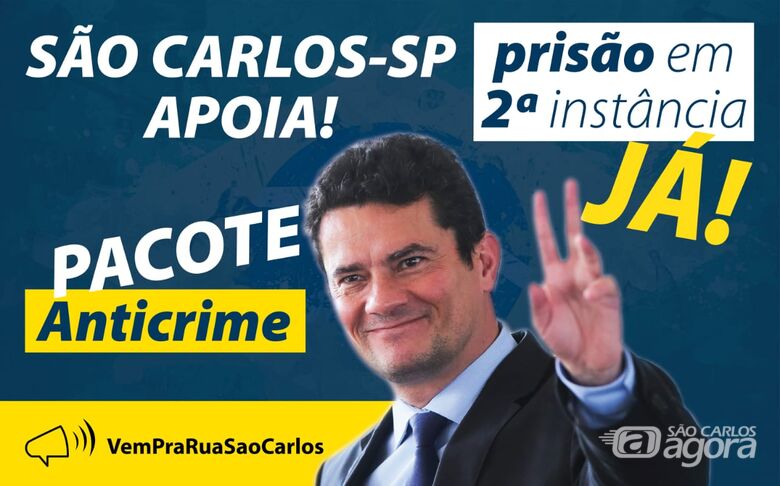 Carreata em São Carlos quer manter pressão no STF a favor da prisão em 2ª Instância - 