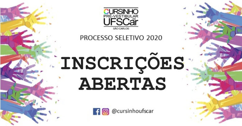 Curso Pré-Vestibular da UFSCar recebe inscrições em processo seletivo até 29 de janeiro -
