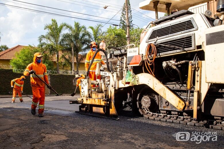 Confiras as ruas que vão ser recapeadas nesta quarta-feira - Crédito: Arquivo SCA