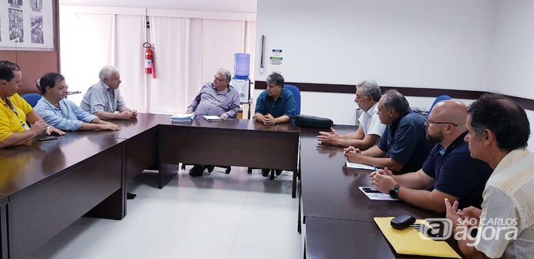Prefeitura e UFSCar discutem desassoreamento de barragem - Crédito: Divulgação
