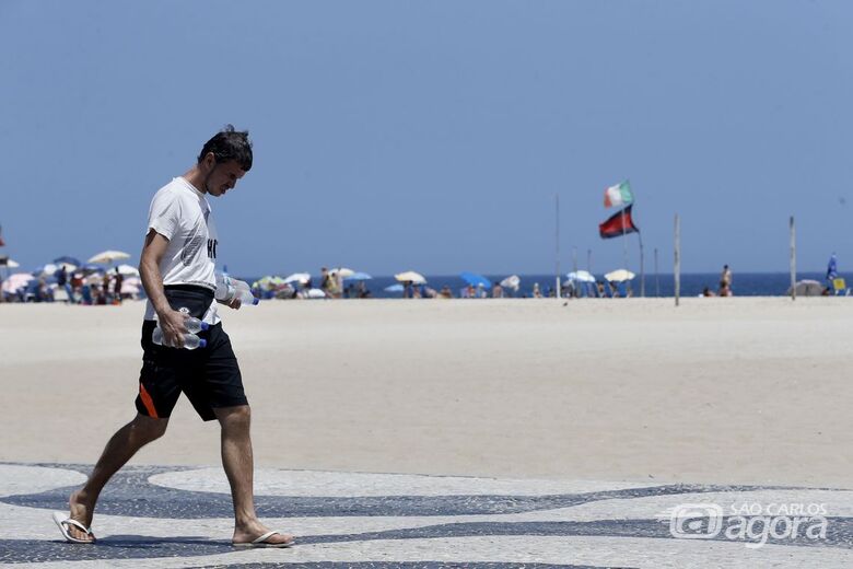 Com 48,6ºC, Rio de Janeiro registra maior sensação térmica do ano - Crédito: Tânia Rêgo/Agência Brasil