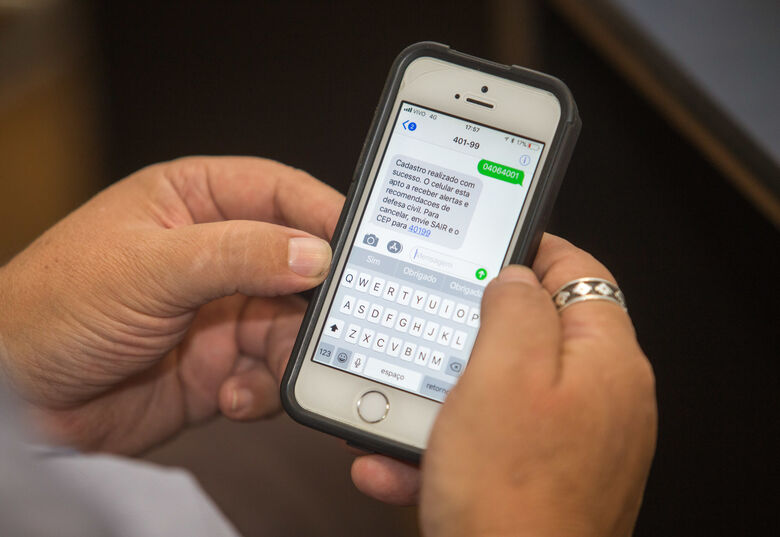 Veja como se cadastrar para receber alertas de temporais da Defesa Civil - Crédito: Divulgação