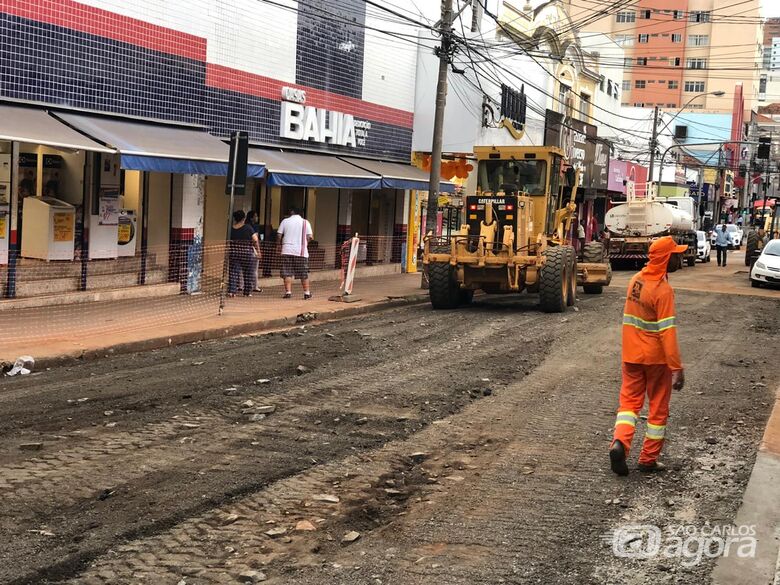 Obra da rua Episcopal será finalizada na próxima semana -