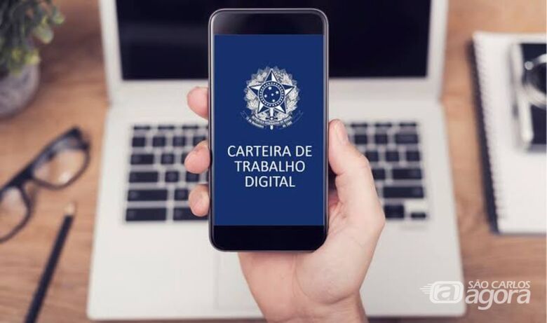 Carteira de Trabalho Física foi substituída pela Digital - Crédito: Divulgação