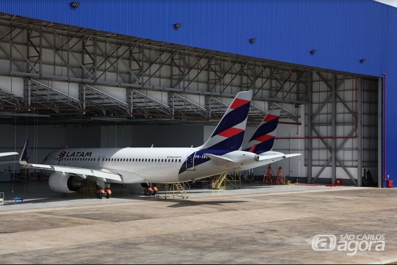 Aeronaves do Chile em manuntenção no MRO - Crédito: Divulgação