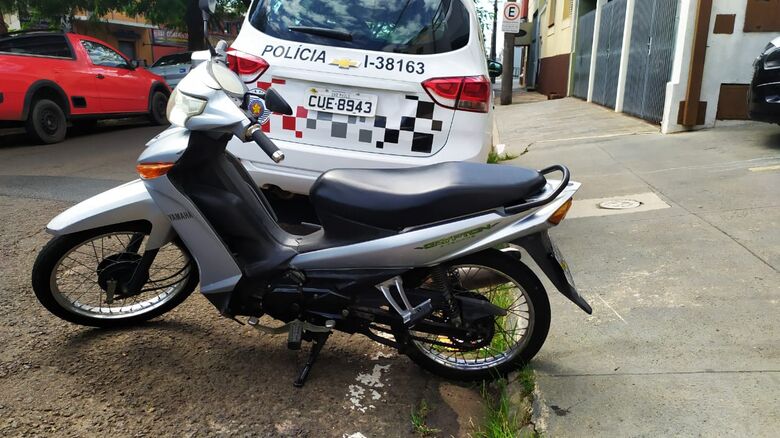 Moto furtada no Cruzeiro do Sul é localizada no Monte Carlo - Crédito: Maycon Maximino