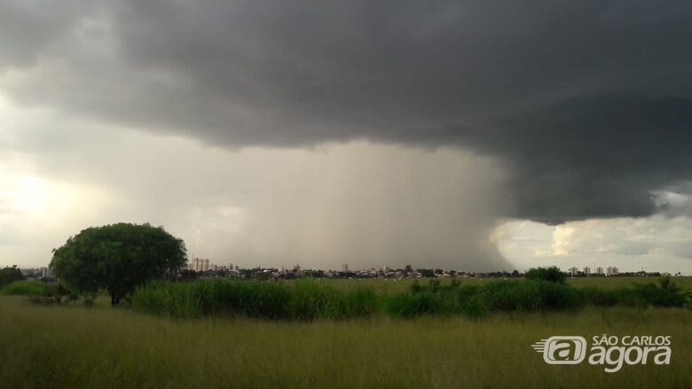 Mantida previsão de chuva para o começo do carnaval - Crédito: Wilson/Whatsapp SCA