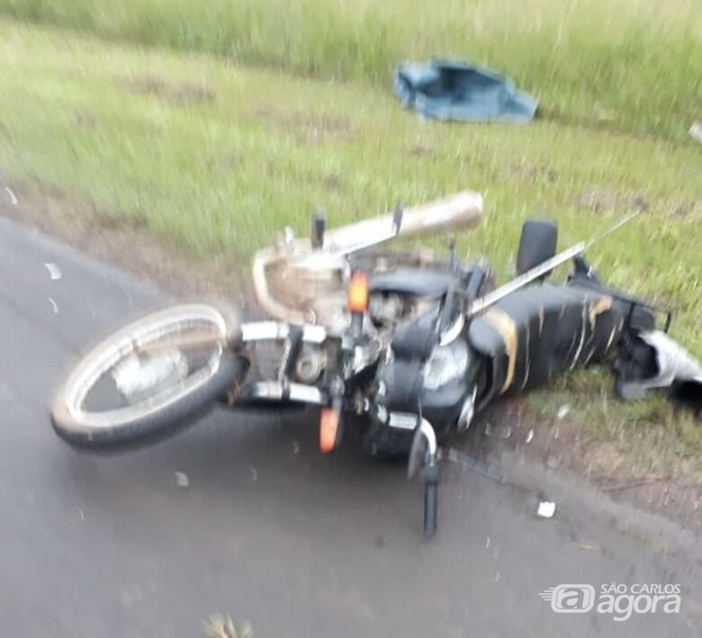 Acidente mata motociclista na Washington Luis - Crédito: Grupo Rio Claro SP