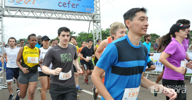 Evento contou com dois níveis de corrida – 3,4 e 6 quilômetros, além da caminhada de 3,4 Km - Crédito: Edmilson Luchesi / PUSP-SC