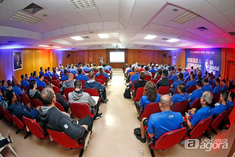 São-carlenses participam de capacitação de basquete em evento realizado em São Paulo - Crédito: Divulgação