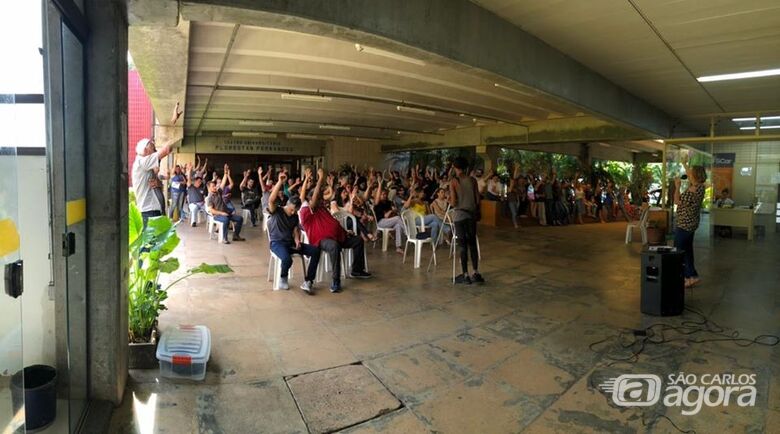 Servidores da UFSCar aprovaram, hoje, o estado de greve - Crédito: Divulgação